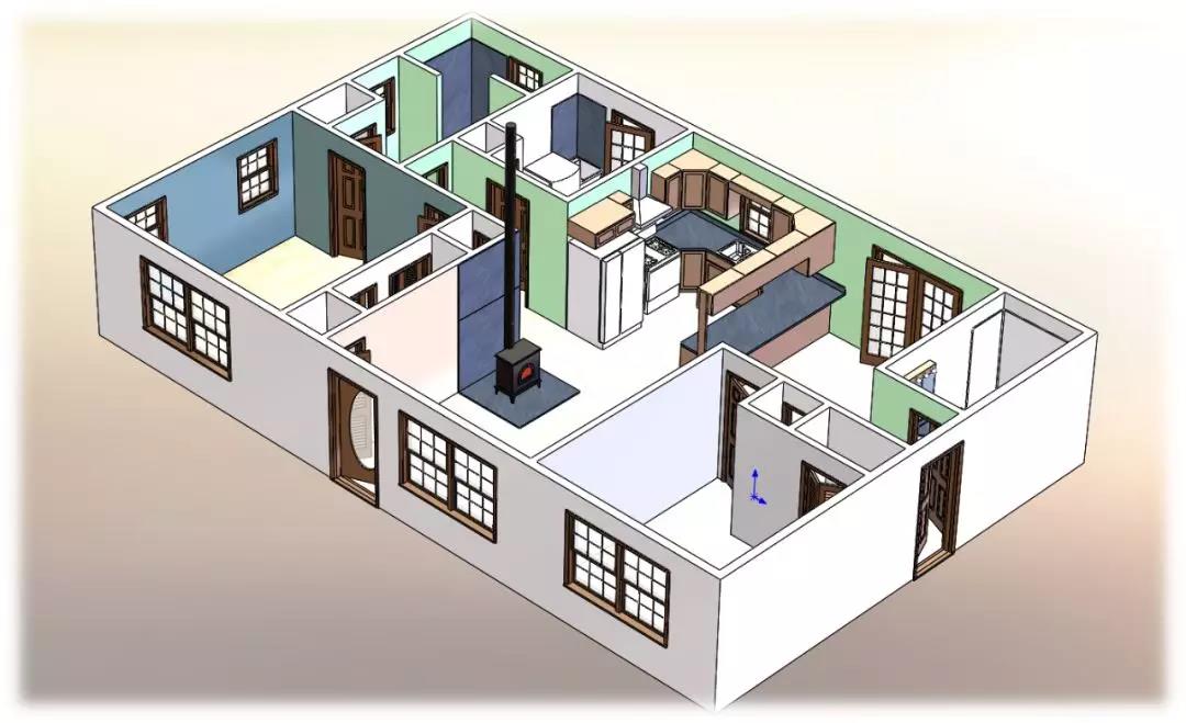 SolidWorks“走查”带你提前看房2 SolidWorks“走查”带你提前看房2