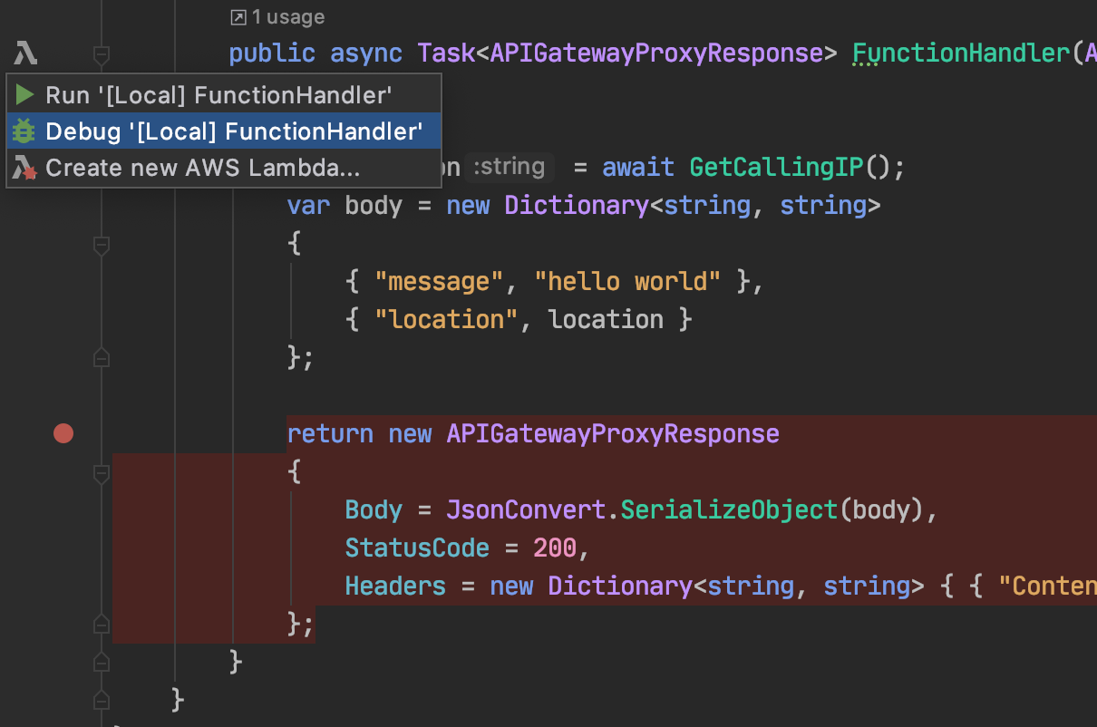 AWS Toolkit插件随附于Rider中 AWS Toolkit插件随附于Rider中