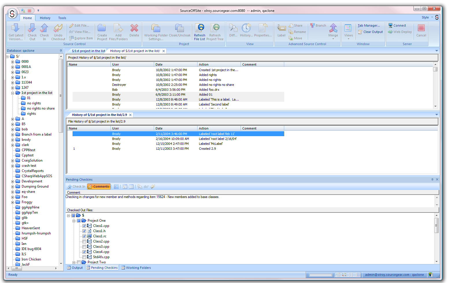 SOS 5 Pending Checkins