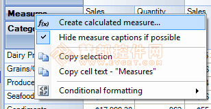 RadarCube ASP.NET OLAP计算方法详解-BI项目开发